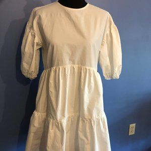 New Day White Cotton Boho Dress by Target